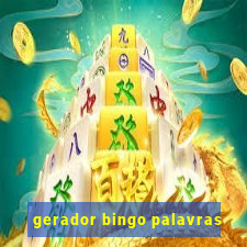 gerador bingo palavras